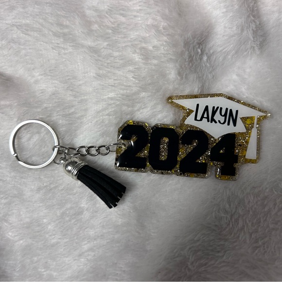 2024 Graduate Customized Keychains ~ Made to Order - Picture 2 of 2